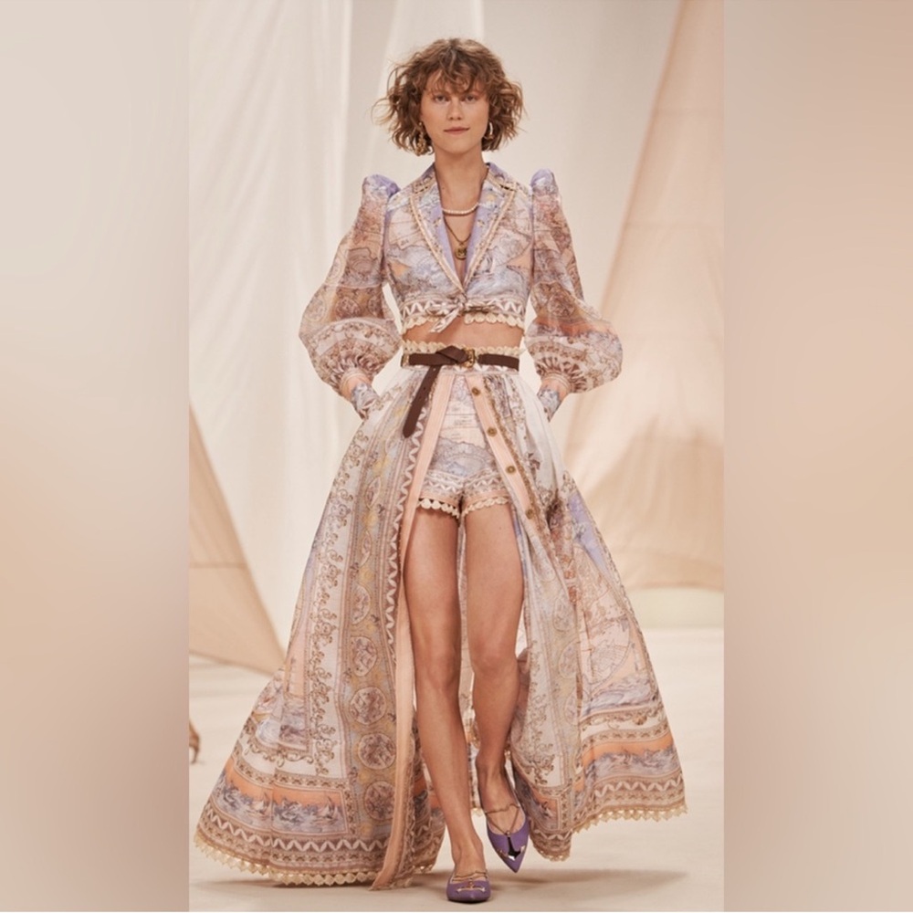 ZIMMERMANN High Tide Nautical Cropped Top - NWOT - AU 2/ US 6/ FR 38